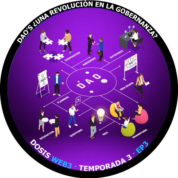 Dosis WEB3 Temp3 Ep3 - DAO'S ¿una revolución en la gobernanza? POAP image