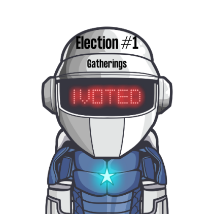 [DREAM DAO] Gatherings WG Coordinator Election #1 POAP image