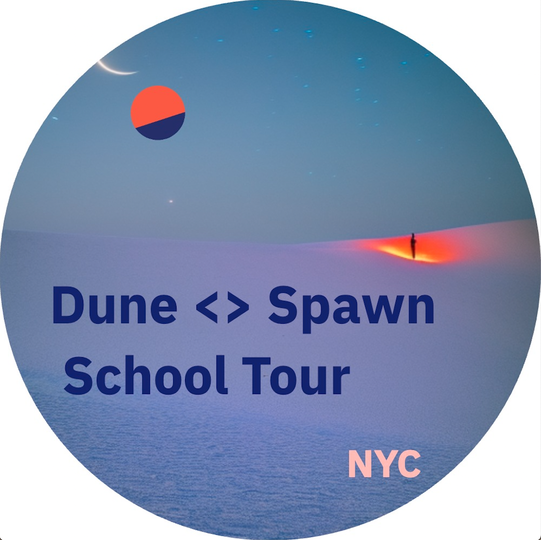 Dune <> Spawn School Tour POAP image