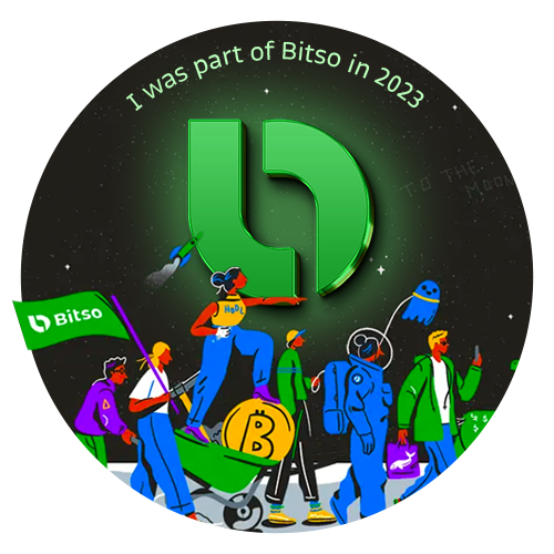 I was part of Bitso in Christmas 2023 POAP image