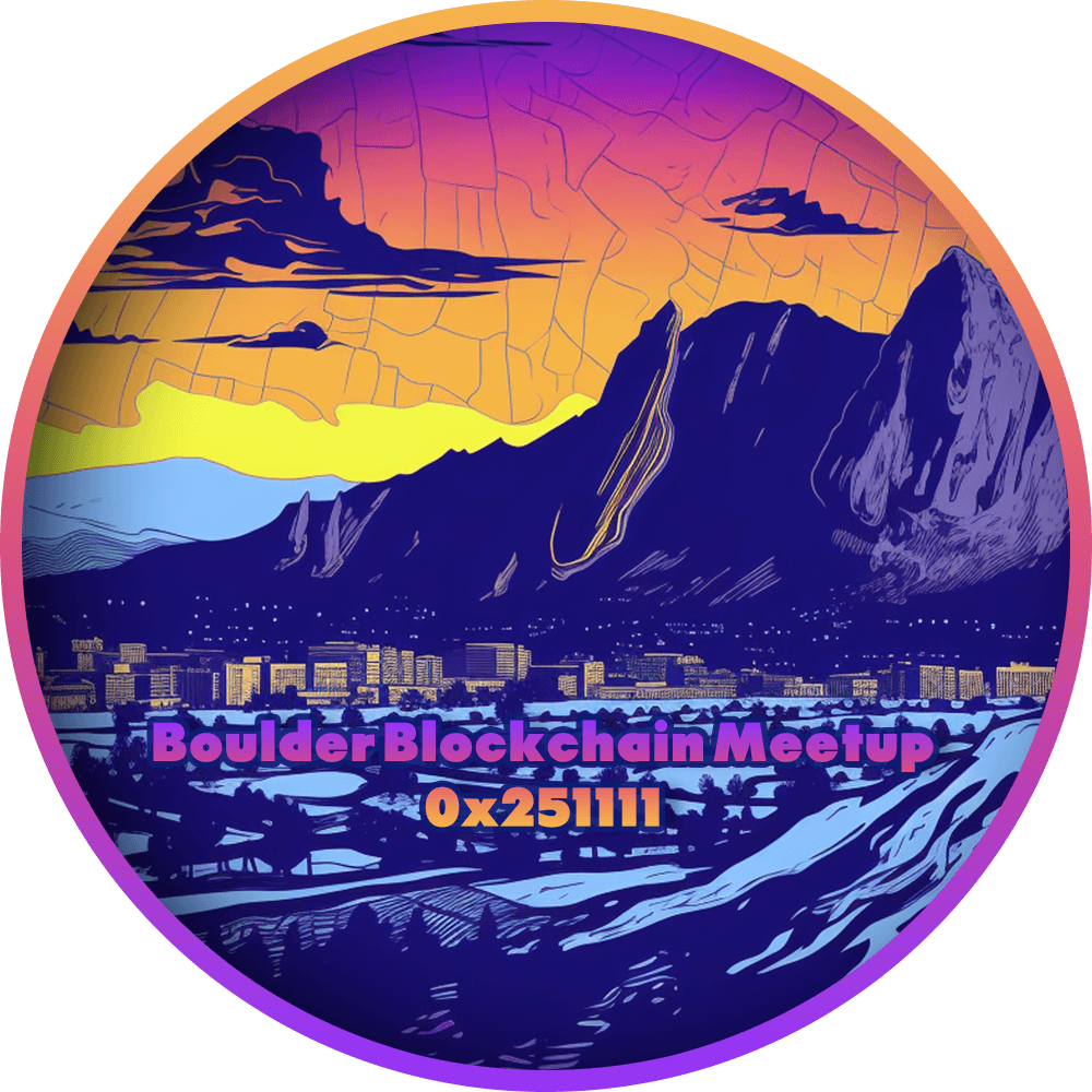November Boulder Blockchain Meetup POAP image