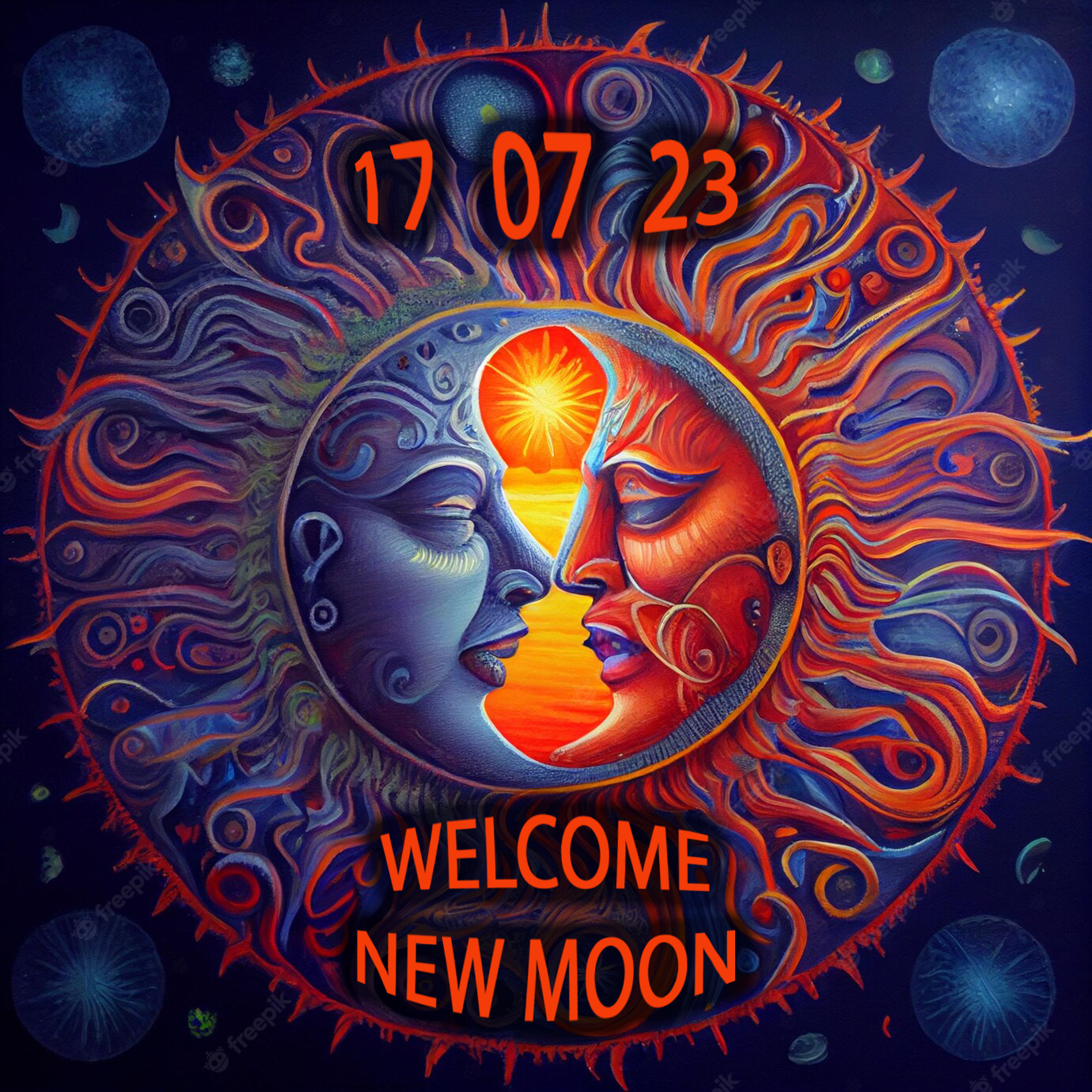 Welcome New Moon: 17 07 23 POAP image