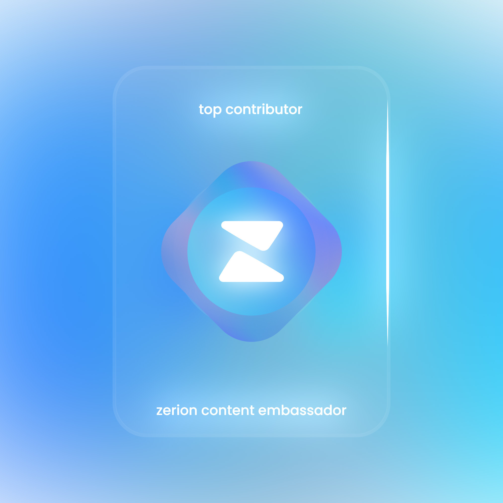Zerion Content Ambassador POAP image