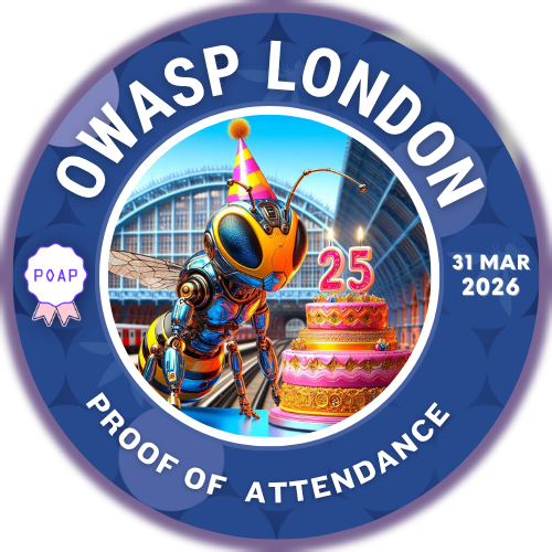 OWASP London Chapter Meetup [31 Mar 2026] 25th Aniversary POAP image