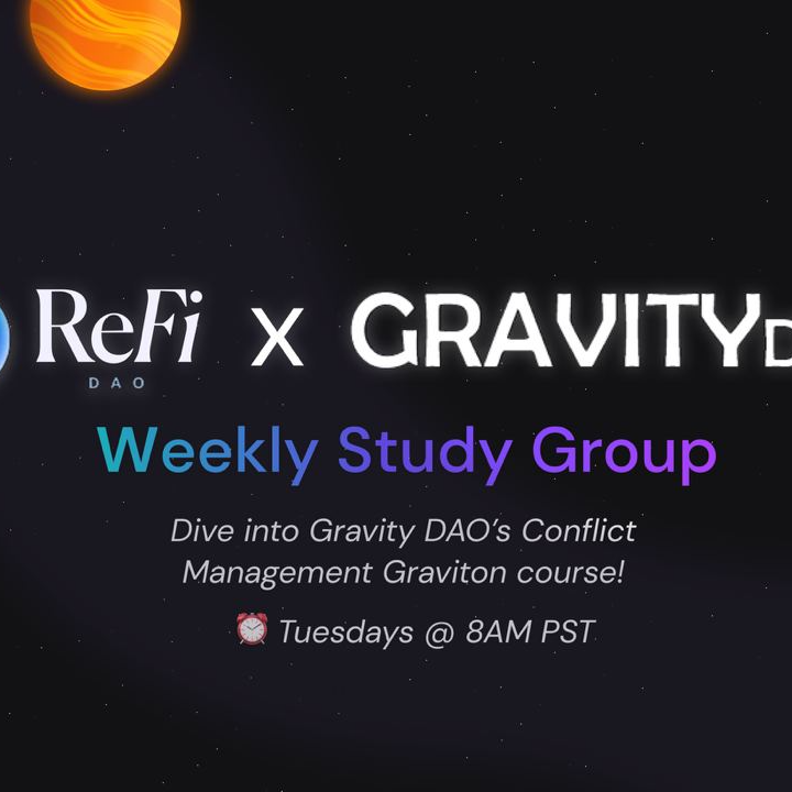 ReFi DAO x Gravity DAO Graviton Training POAP image