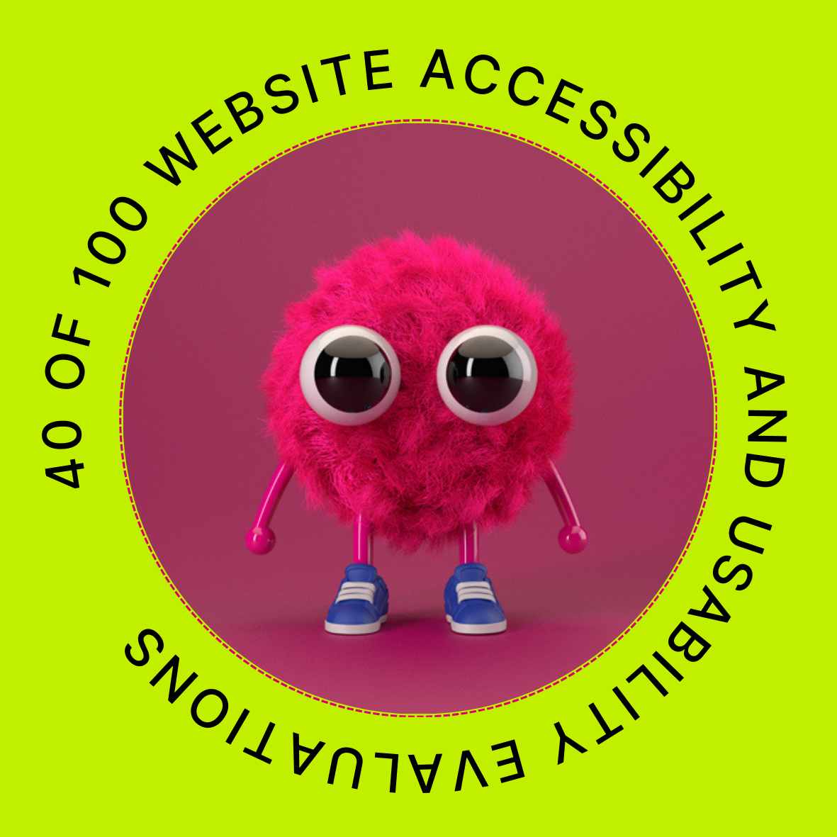 40 of 100 Website Accessibility and Usability Evaluations POAP image