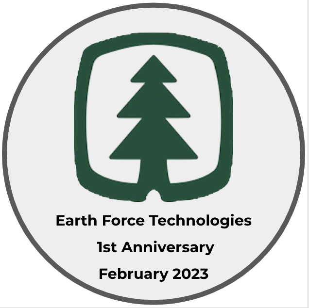 Earth Force Technology 1 year anniversary POAP image