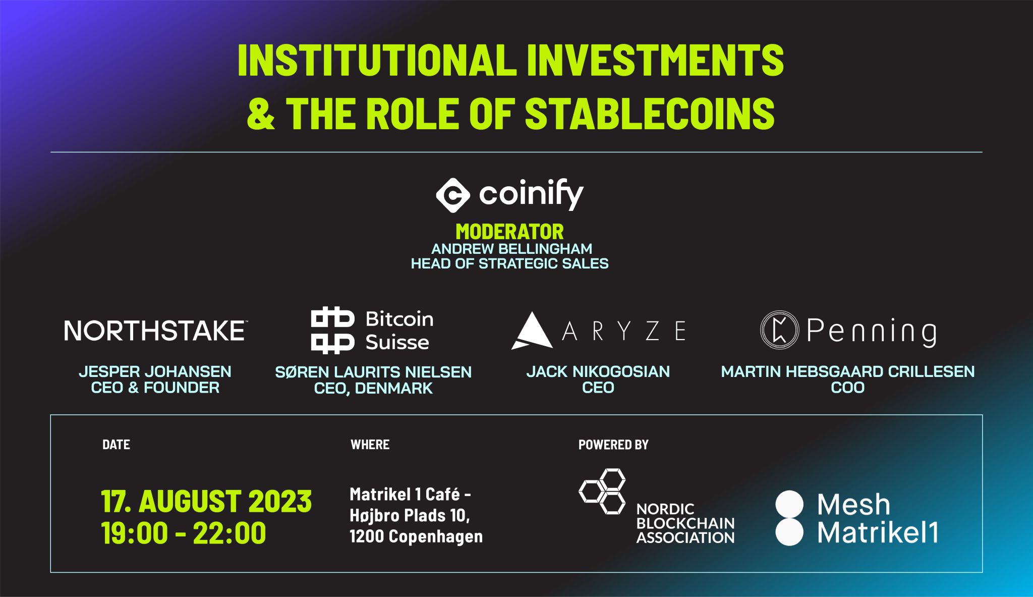 Institutional investments and the role of stablecoins POAP image