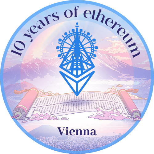 10 years of Ethereum - Vienna POAP image