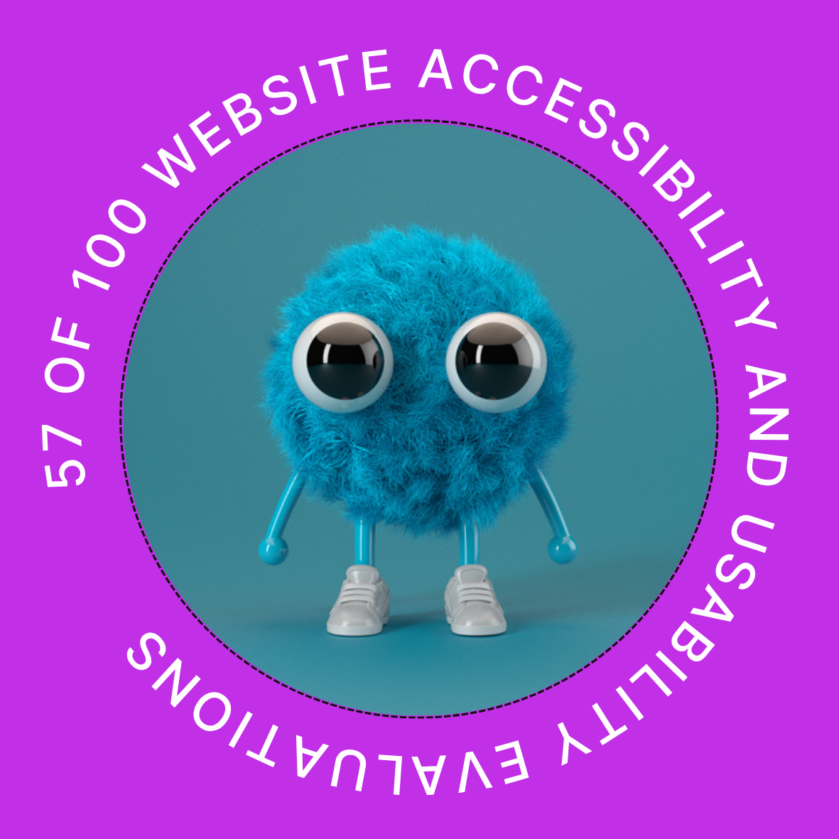 57 of 100 Website Accessibility and Usability Evaluations POAP image