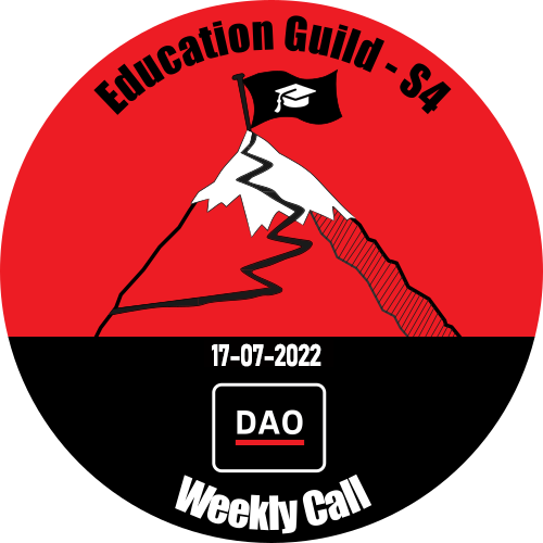 Education Guild weekly call_bDAO [17-07-22] POAP image