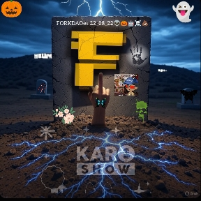 Halloween FORKDAO los normies fase 5 evento Karoshow POAP image