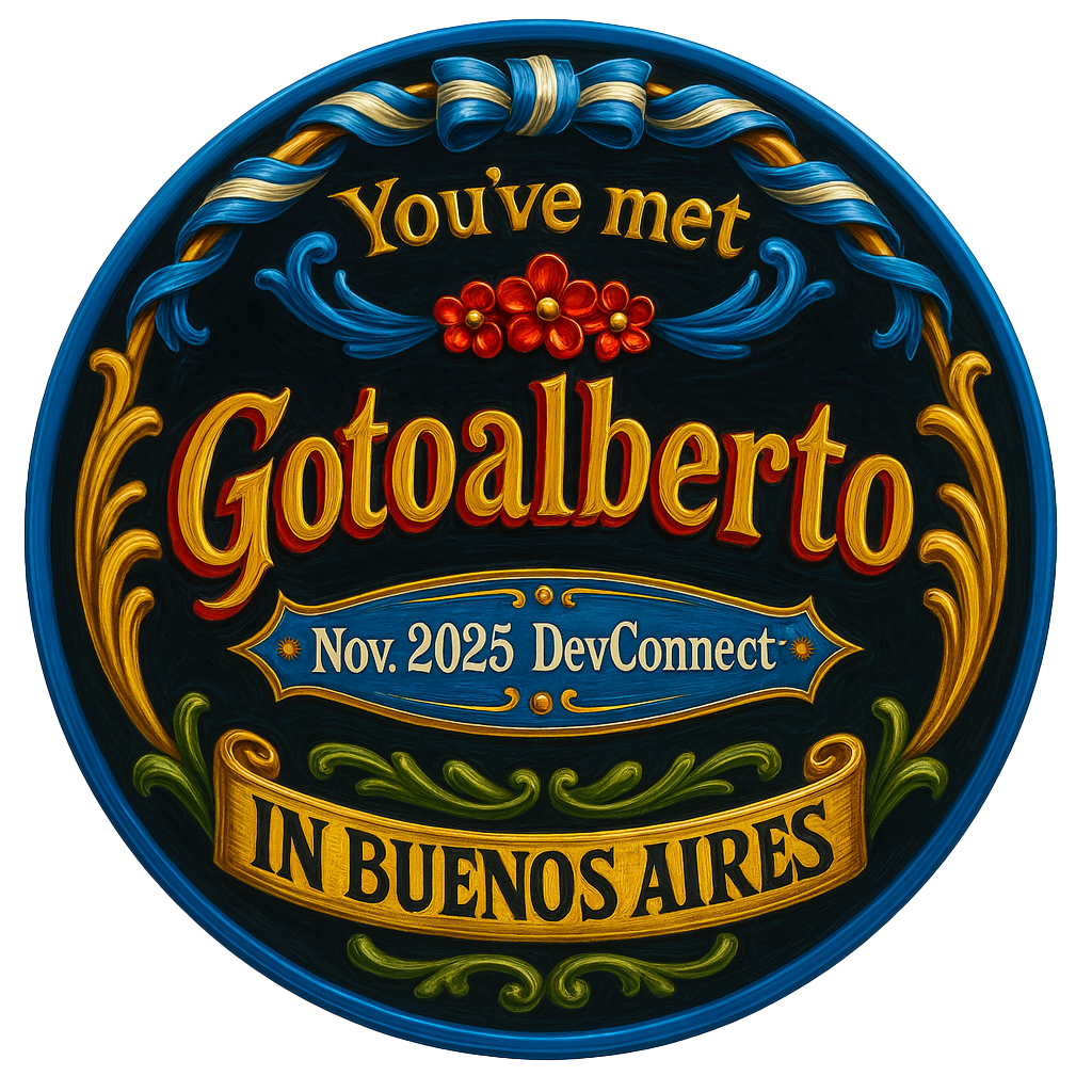You met Alberto G. Toribio at Devconnect 2025 POAP image