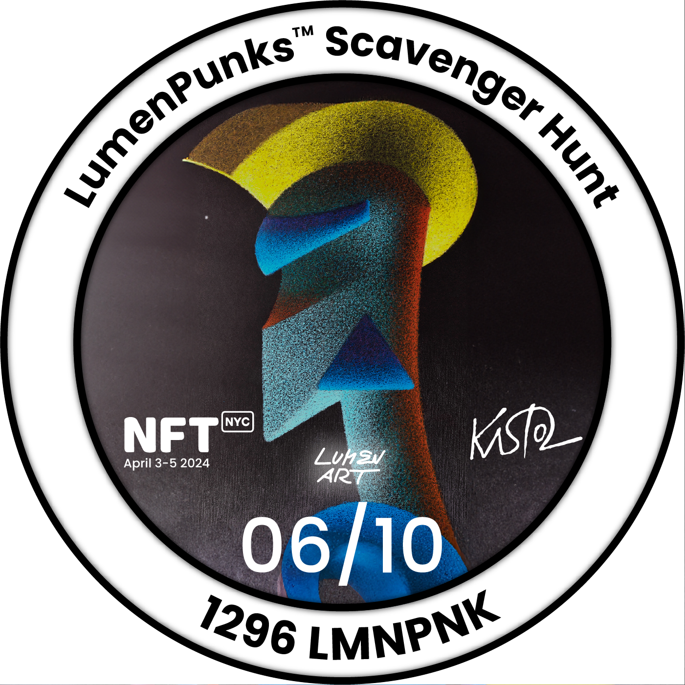 6/10 | LumenPunks™ Scavenger Hunt at NFT.NYC April 3-5 2024 POAP image