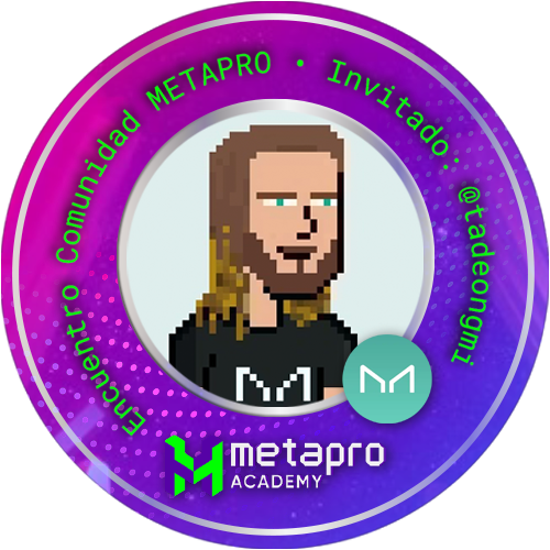Encuentro especial con @tadeongmi de Maker DAO POAP image