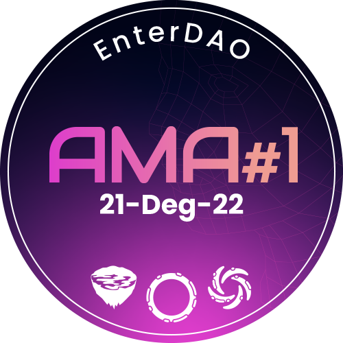 EnterDAO Degember AMA POAP image