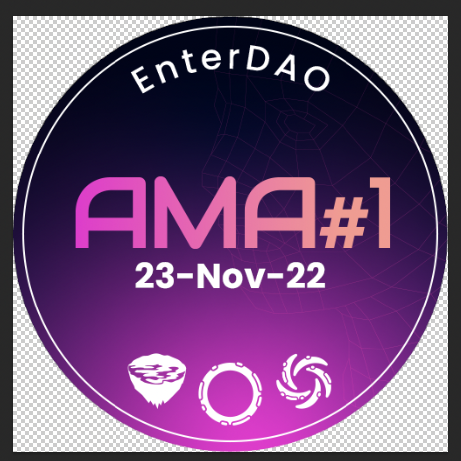 EnterDAO November AMA POAP image