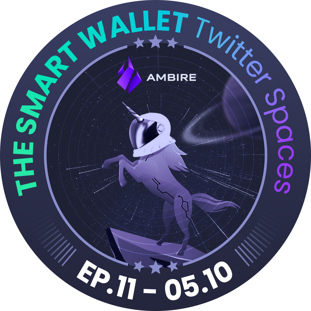 Episode 11 from the Ambire ‘Smart Wallet’ Series on Twitter Spaces POAP image