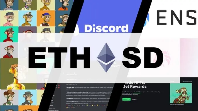 ETH SD Community Hour - NFTs, Discord, & Airdrops POAP image