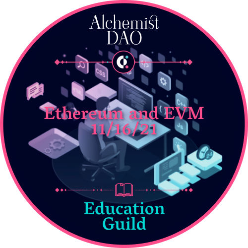 Ethereum and EVM Workshop - AlchemistDAO POAP image