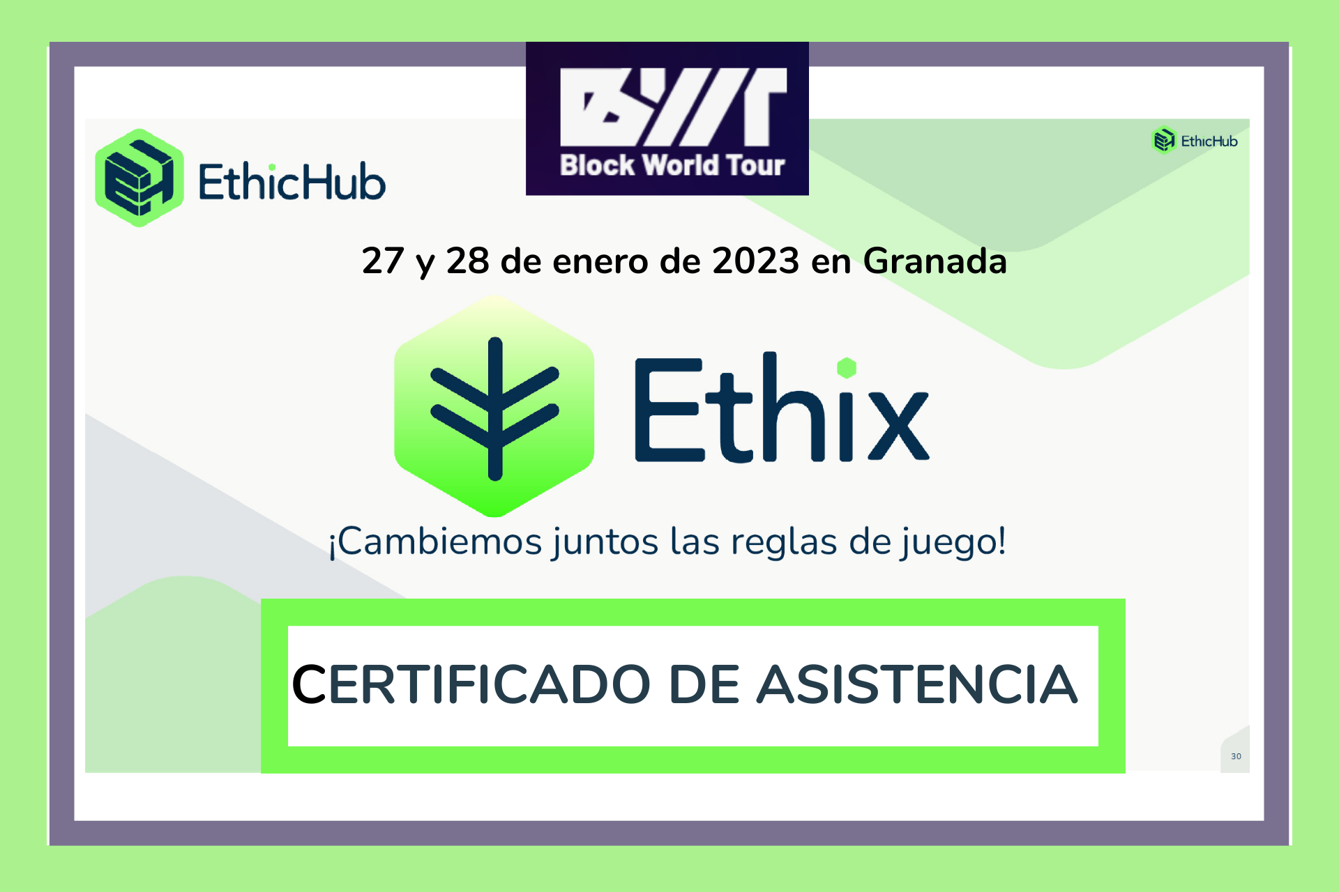 EthicHub & BlockWorldTour  POAP image