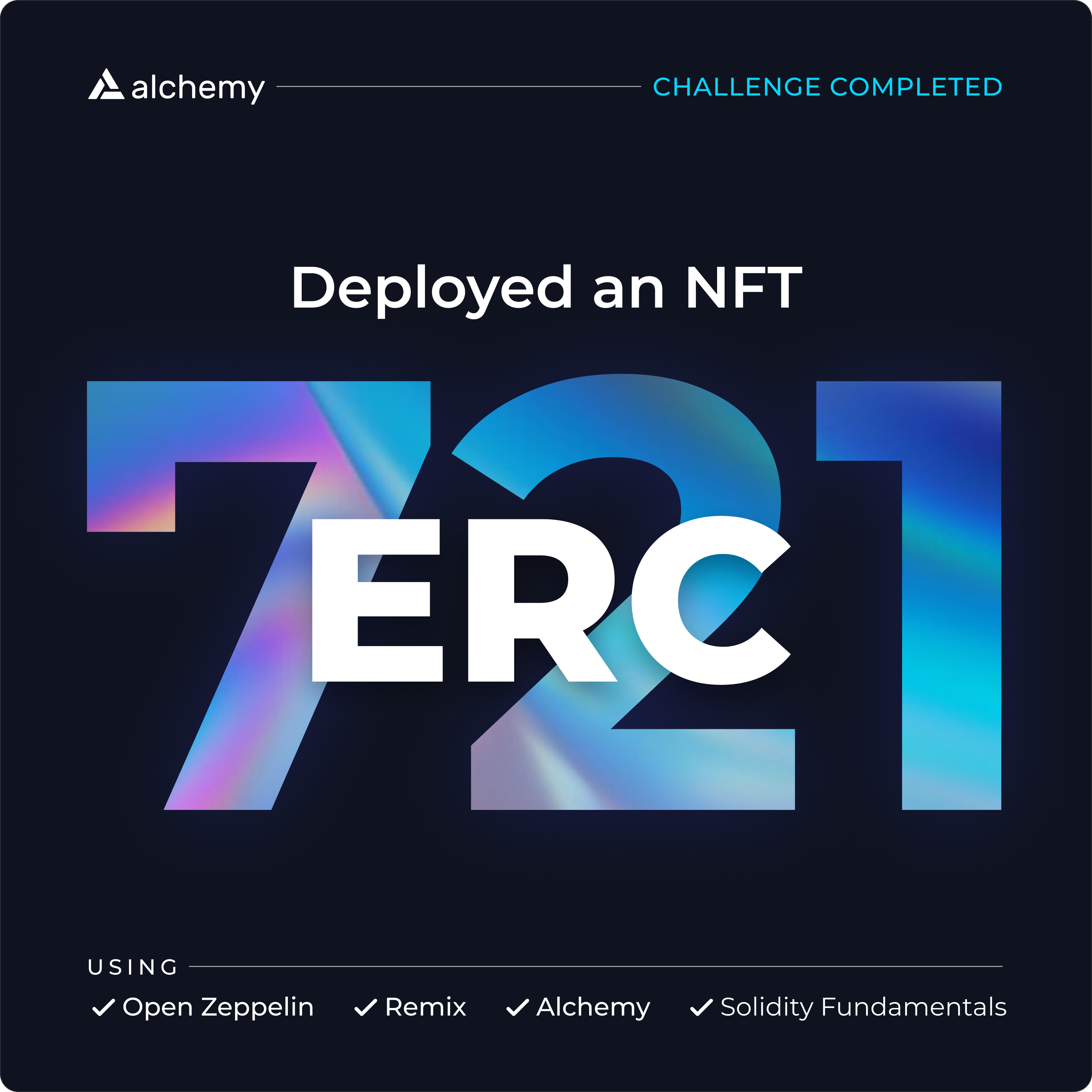 Experimental release POAP image