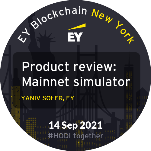 EY Blockchain Meet-up 2021 - Product preview POAP image