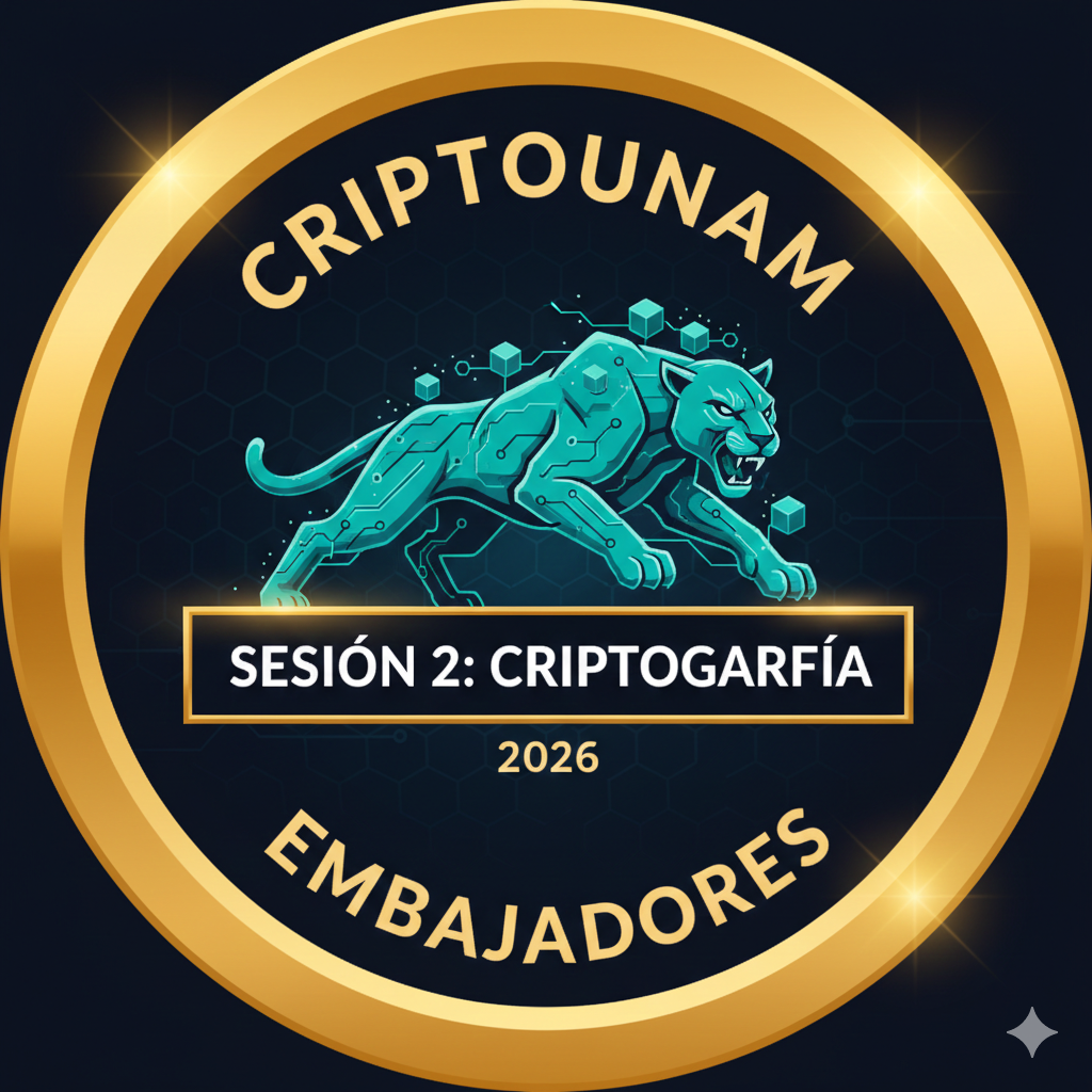 Blockchain 102 Embajadores CriptoUNAM POAP image