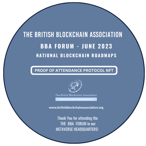 BBA FORUM JUNE 2023 (NATIONAL BLOCKCHAIN STRATEGIES / ROADMAPS) POAP image