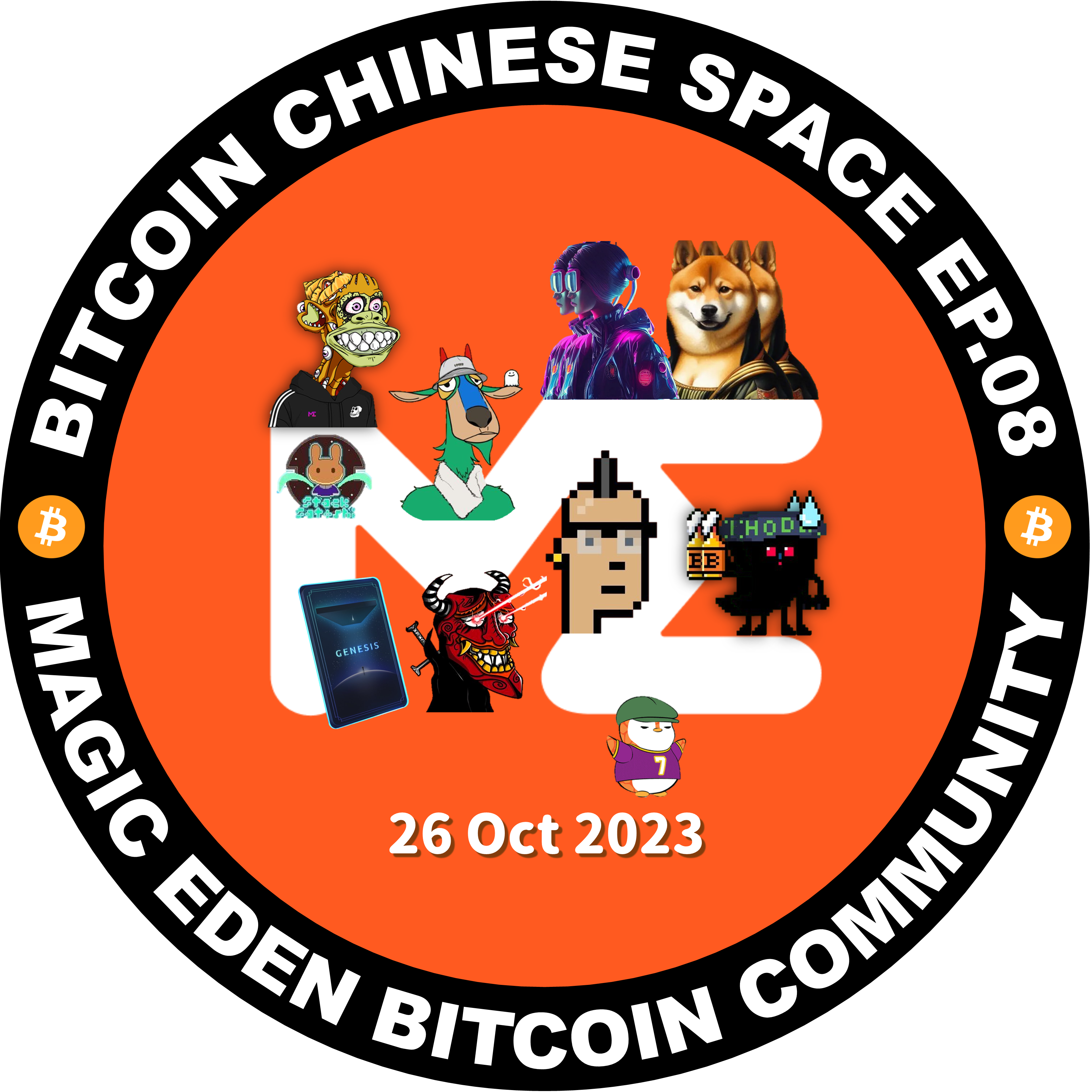 🟧 Bitcoin Chinese Space ◉ EP.08 POAP image