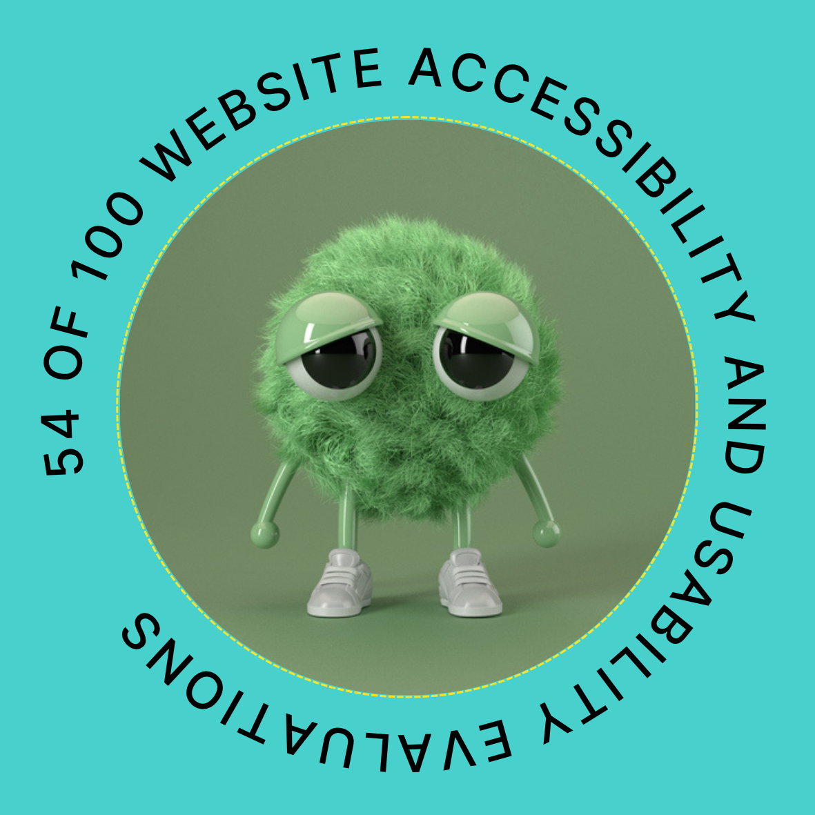 54 of 100 Website Accessibility and Usability Evaluations POAP image