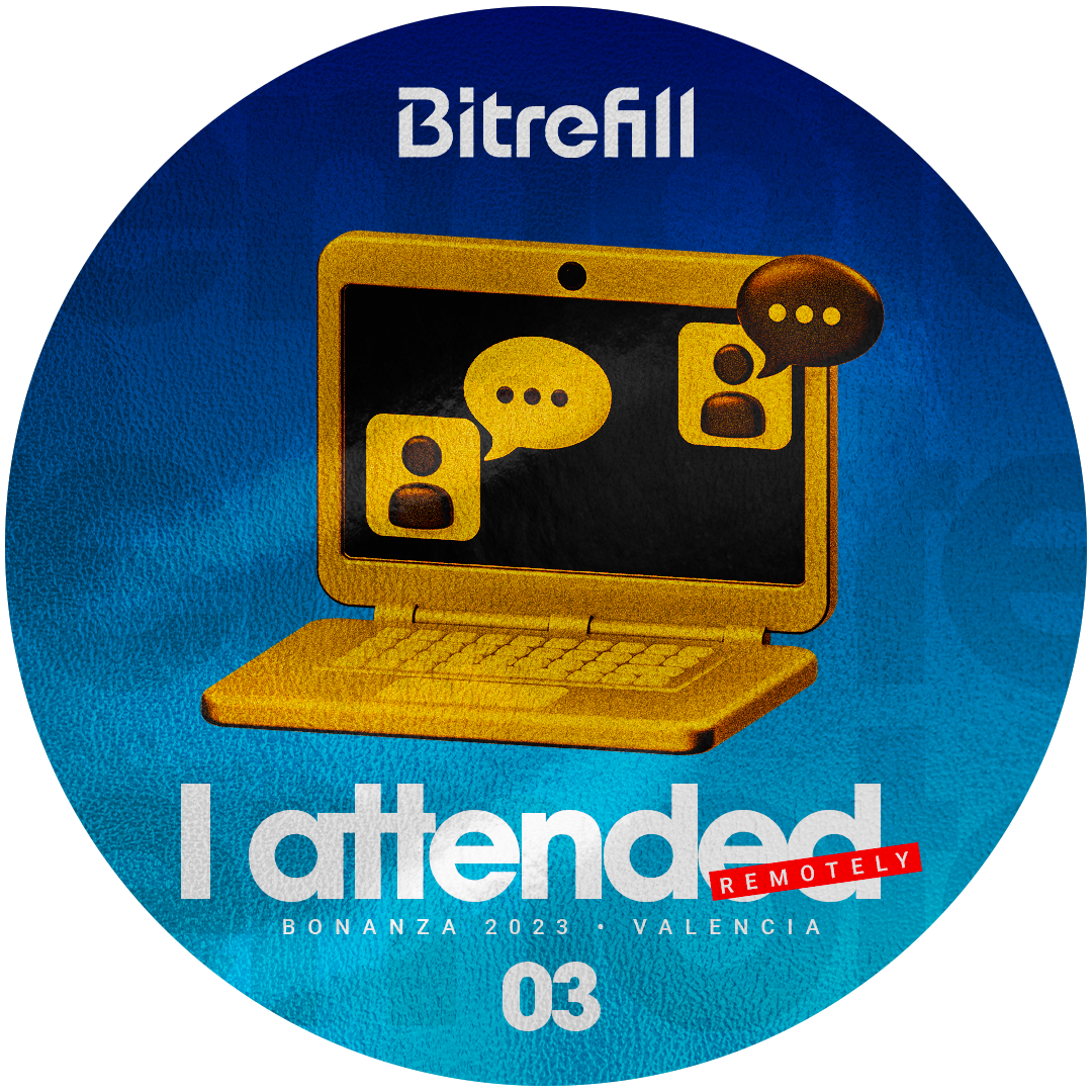 I remotely attended Bitrefill's Valencia Bonanza 2023 POAP image