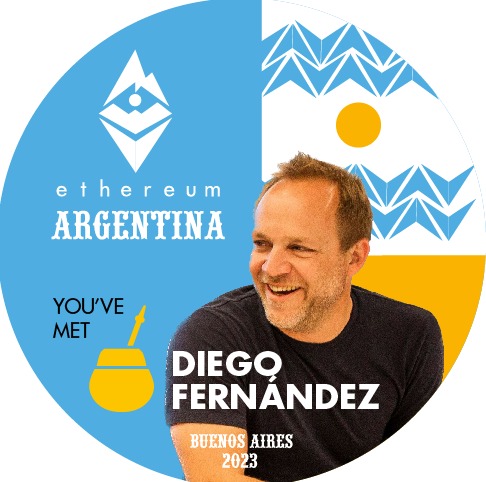 You have met Diego Fernández - Ethereum Argentina 2023 POAP image