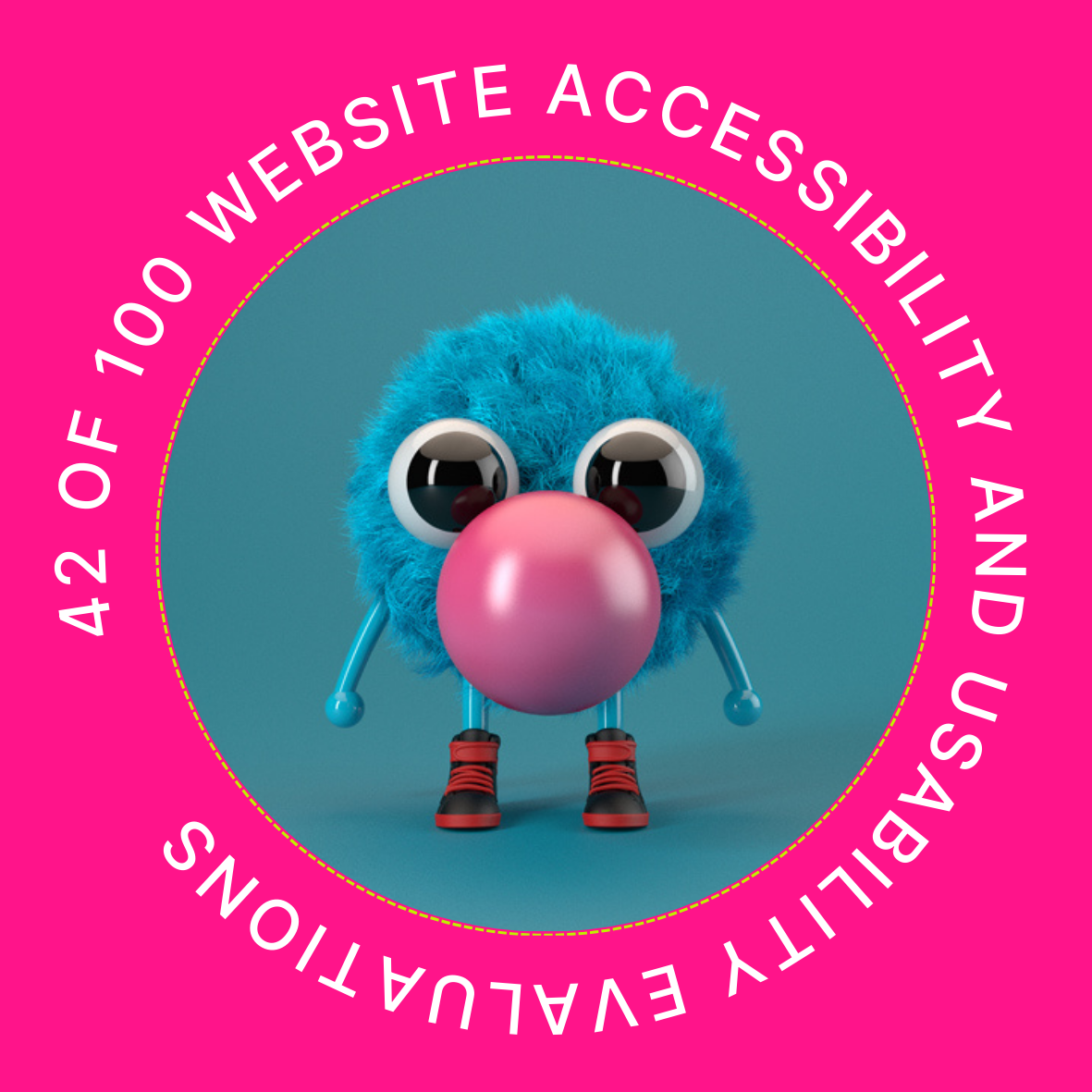 42 of 100 Website Accessibility and Usability Evaluations POAP image