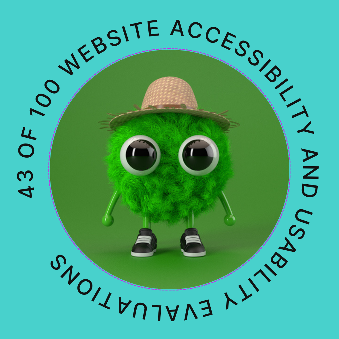 43 of 100 Website Accessibility and Usability Evaluations POAP image