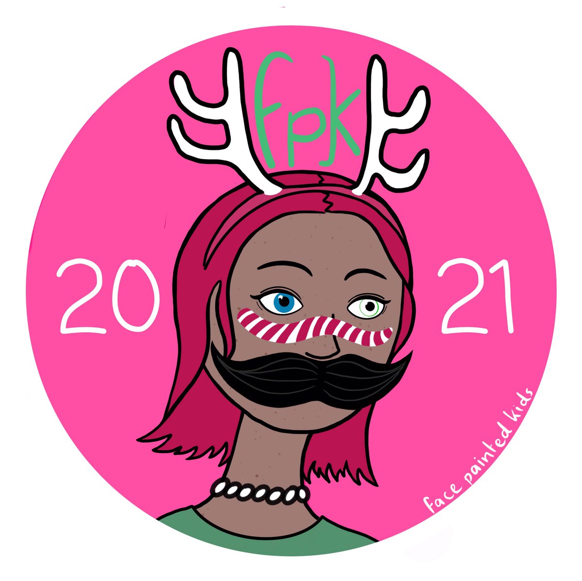 Face Painted Kids 2021 Year End Celebration POAP image