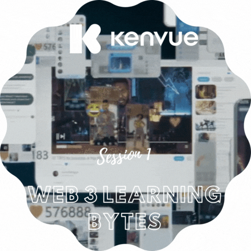 Kenvue - Web 3 Learning Bytes - Session 1 POAP image