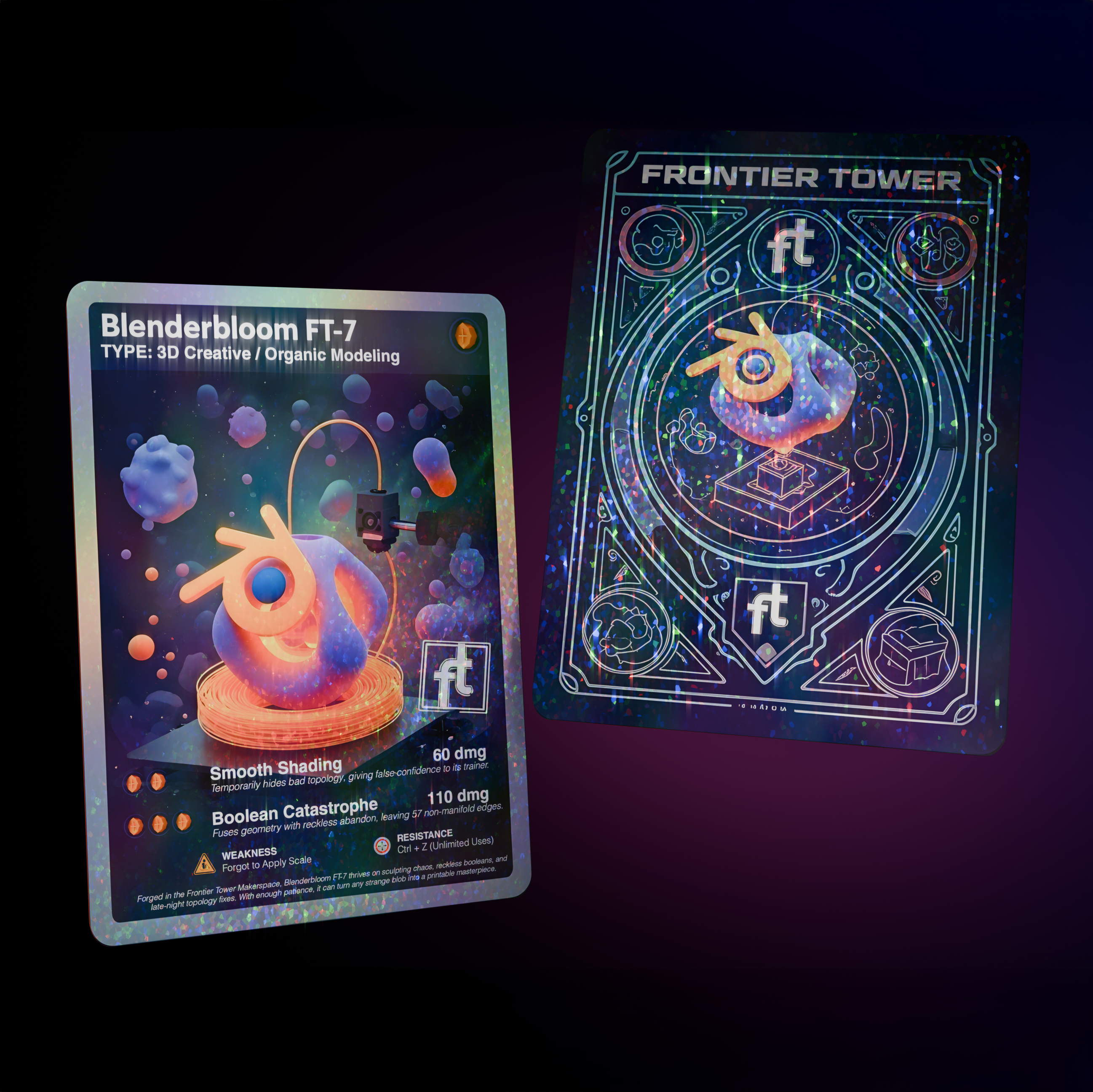 Blenderbloom FT-7 — Frontier Tower Makerspace Workshop POAP POAP image