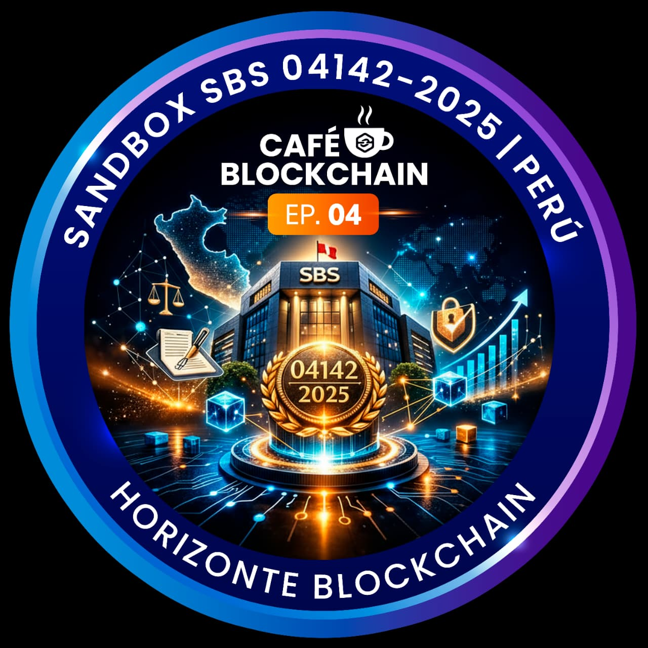 Café Blockchain EP.04 – Sandbox SBS 04142-2025 | Perú POAP image