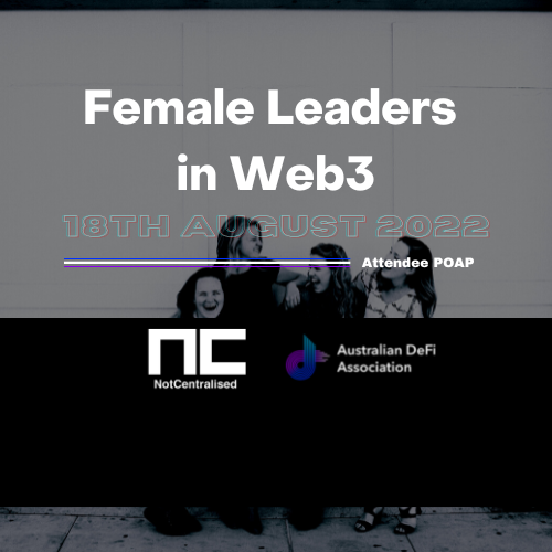 Female Leaders in Web3 POAP image