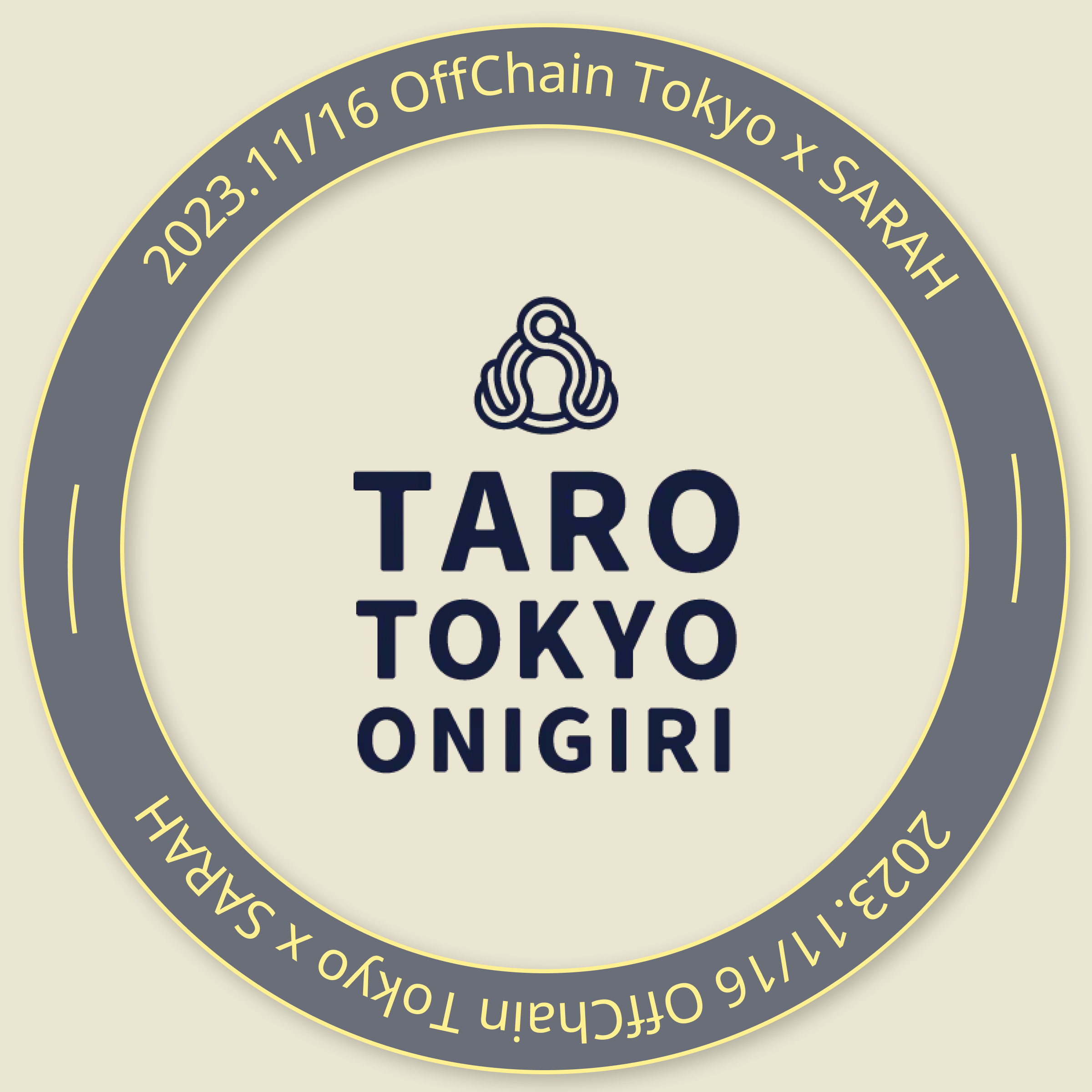 TARO TOKYO ONIGIRI@OffChain Tokyo x SARAH POAP image