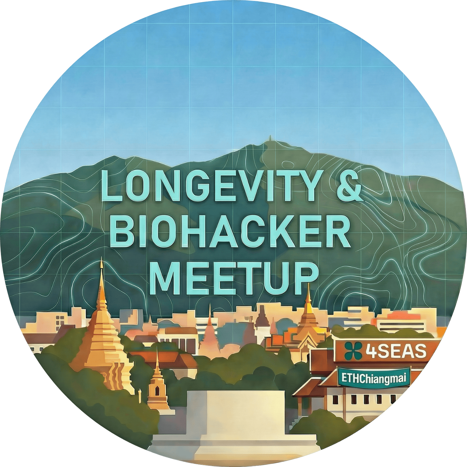 Longevity & Biohacking Meetup at 4Seas | ETHChiangmai POAP image