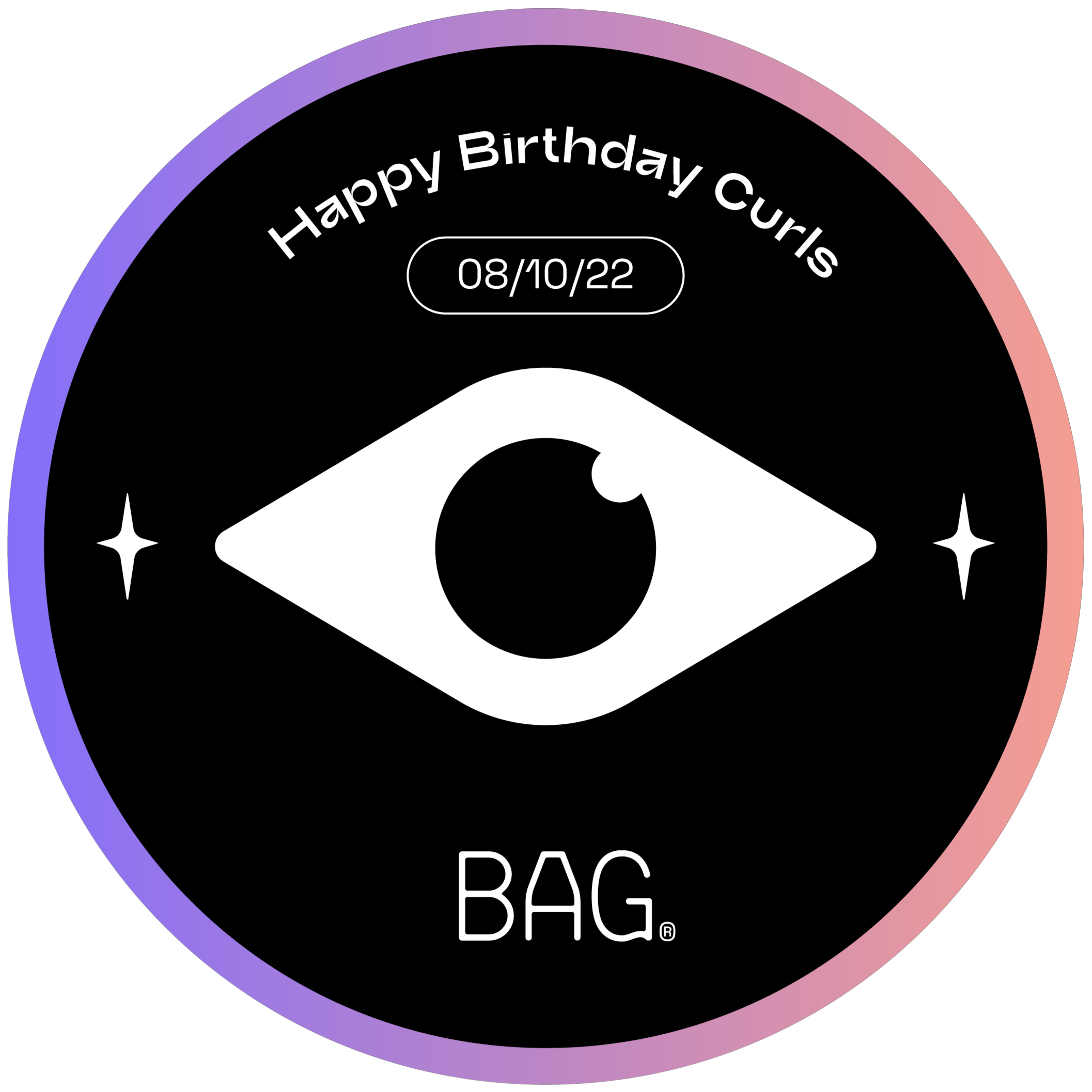 First Curls birthday registered on POAP!  POAP image
