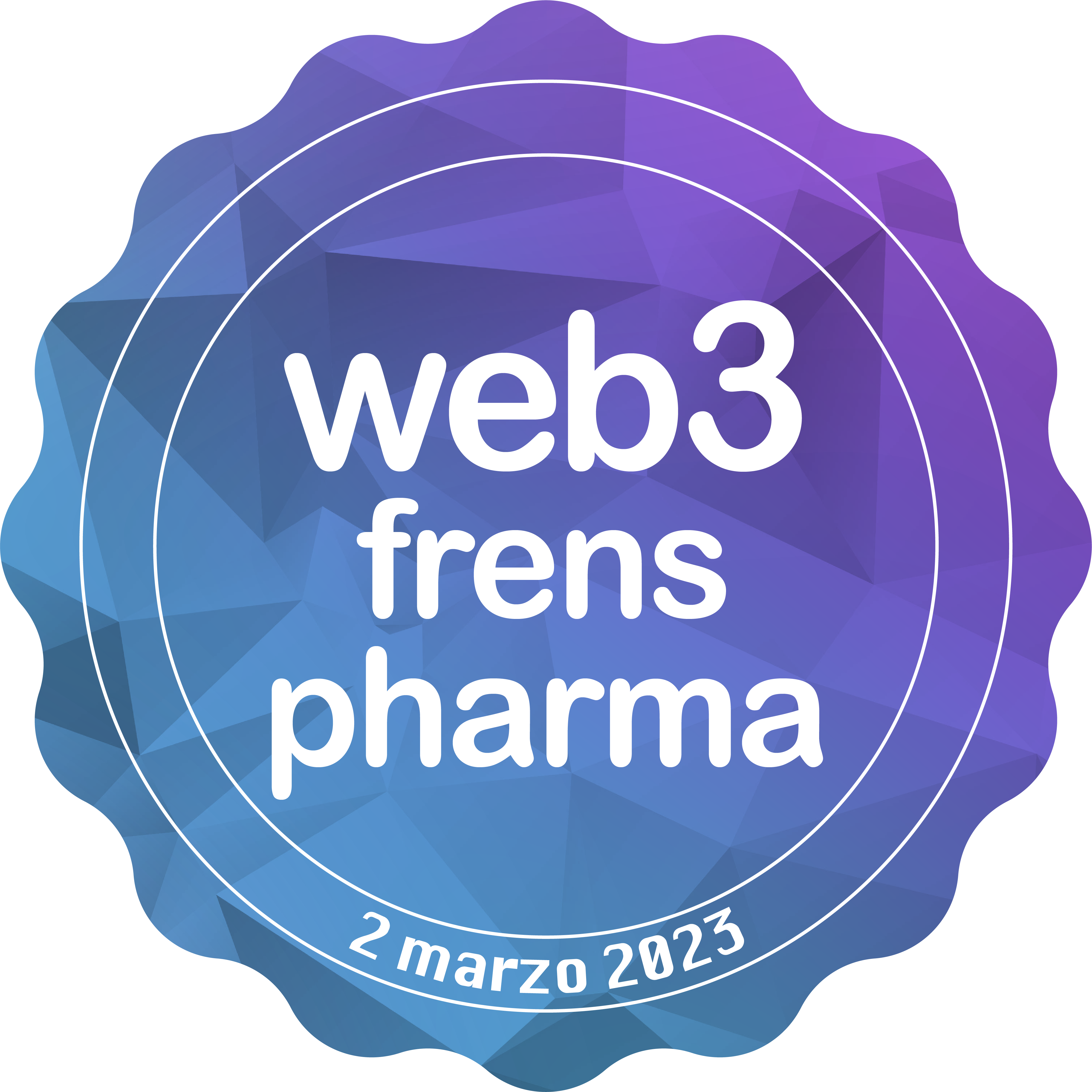 First Twitter Space "web3 frens pharma"  POAP image