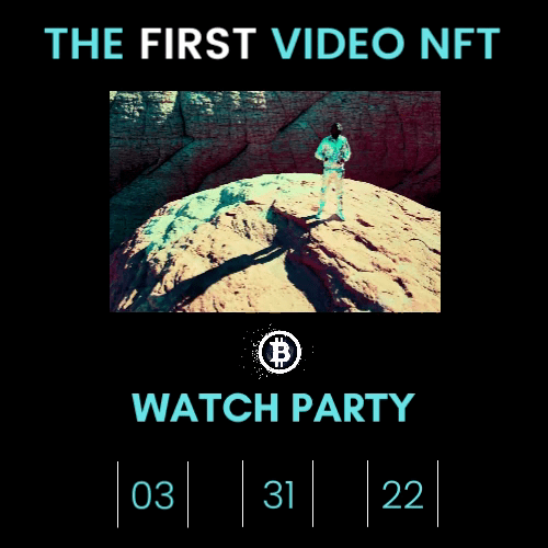 FIRST Video NFT Watch Party featuring The PoliTricKs ColleCTion POAP image