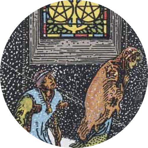 Five of Pentacles - S1E3 That's T.H.A.T. POAP image