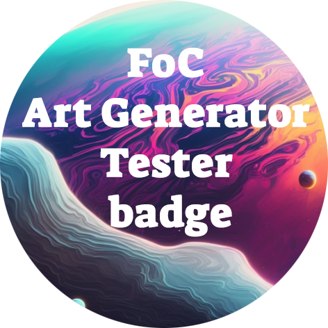 FoC Art Generator release tester POAP POAP image