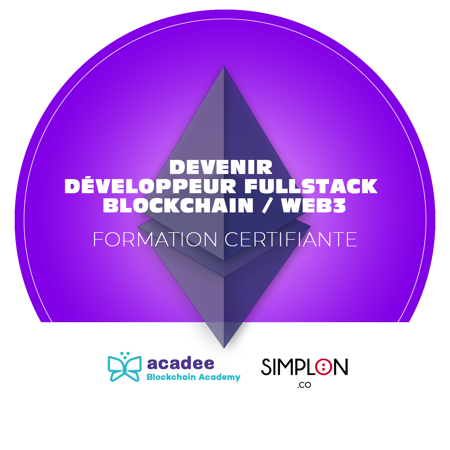 FORMATION ACADEE : DEVENIR DÉVELOPPEUR FULLSTACK BLOCKCHAIN / WEB3 POAP image