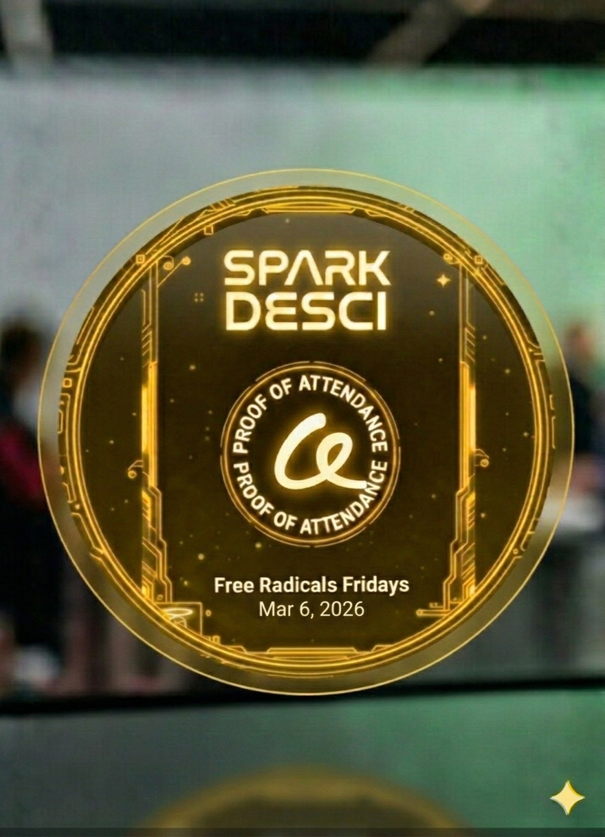 Free Radicals Fridays AMAs - Spark DeSci Funding round on Artizen POAP image