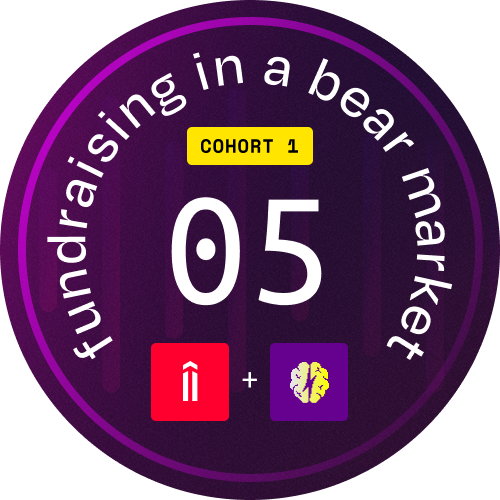 Frequency Crypto core session 5: fundraising in a bear market POAP image